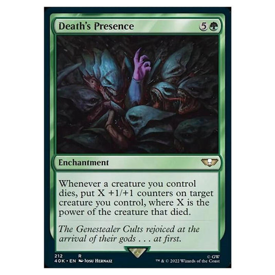 Magic The Gathering - Universes Beyond - Warhammer 40k - Death's Presence - 212/168