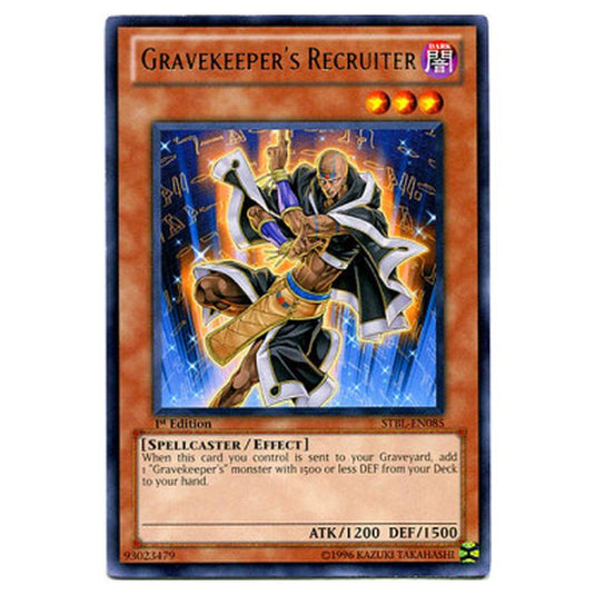 Yu-Gi-Oh! - Starstrike Blast - Gravekeeper's Recruiter (Rare) - STBL-EN085