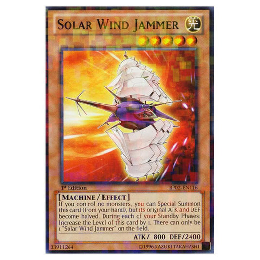Yu-Gi-Oh! - Battle Pack 2 - War of the Giants - Solar Wind Jammer (Mosaic Rare) BP02-EN116
