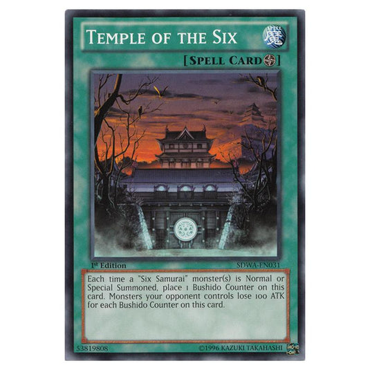 Yu-Gi-Oh! - Samurai Warlords Structure Deck - Temple of the Six (Common) SDWA-EN031
