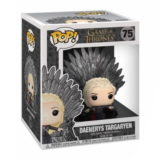 Funko POP! - Deluxe GOT S10 - Daenerys Sitting on Throne - Vinyl Figure #75