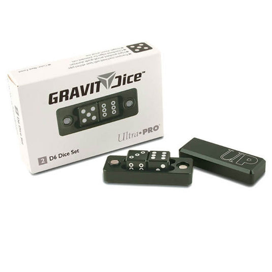 Ultra Pro - Gravity Dice D6 - Dark Green - 2 Dice Set