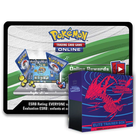 Pokemon - Sword & Shield - Darkness Ablaze - Elite Trainer Box - Online Code Card