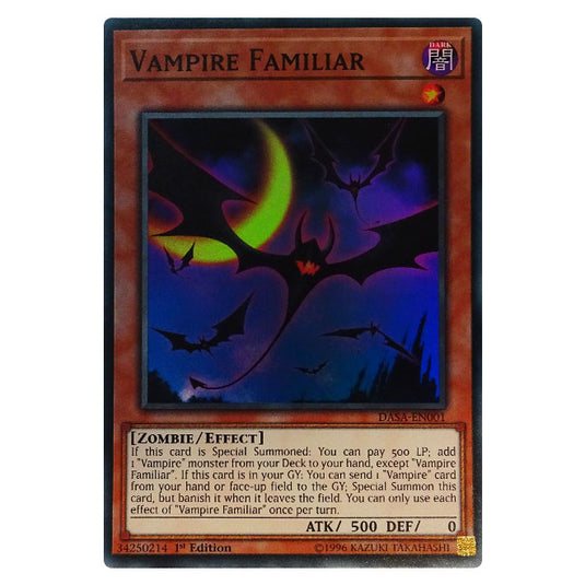 Yu-Gi-Oh! - Dark Saviors - Vampire Familiar (Super Rare) DASA-001