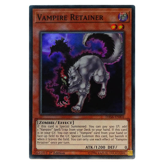Yu-Gi-Oh! - Dark Saviors - Vampire Retainer (Secret Rare) DASA-002