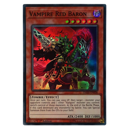 Yu-Gi-Oh! - Dark Saviors - Vampire Red Baron (Secret Rare) DASA-006