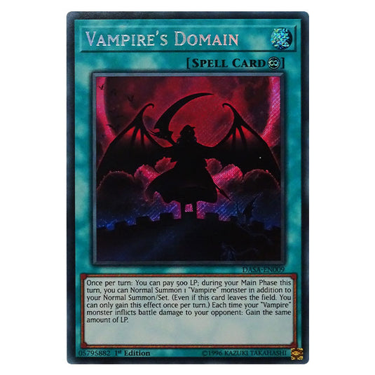 Yu-Gi-Oh! - Dark Saviors - Vampire&#039;s Domain (Super Rare) DASA-009