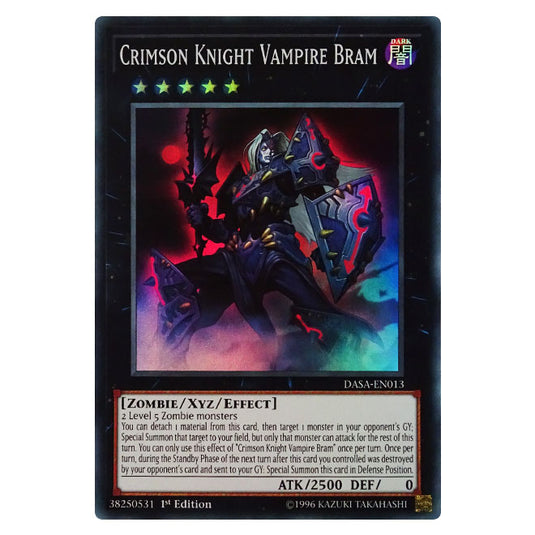 Yu-Gi-Oh! - Dark Saviors - Crimson Knight Vampire Bram (Super Rare) DASA-013