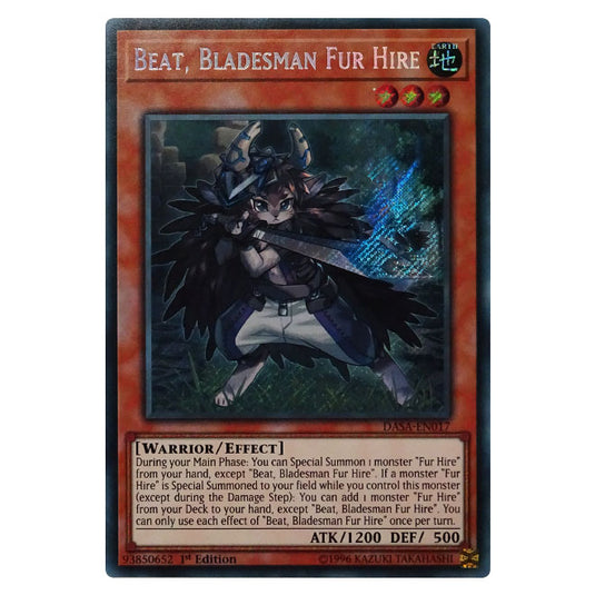 Yu-Gi-Oh! - Dark Saviors - Beat, Bladesman Fur Hire (Super Rare) DASA-017