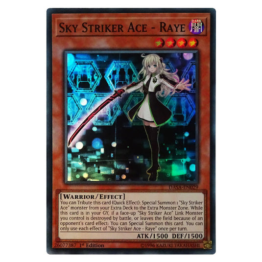 Yu-Gi-Oh! - Dark Saviors - Sky Striker Ace - Raye (Secret Rare) DASA-029