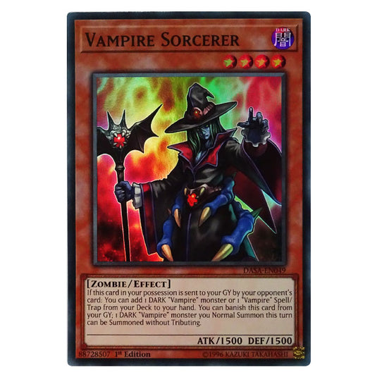 Yu-Gi-Oh! - Dark Saviors - Vampire Sorcerer (Super Rare) DASA-049