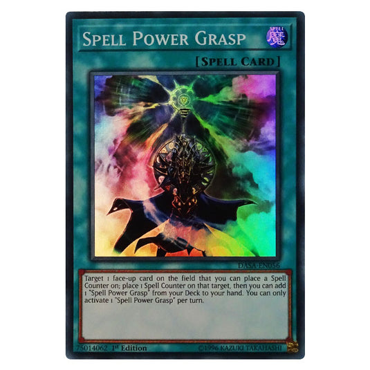 Yu-Gi-Oh! - Dark Saviors - Spell Power Grasp (Super Rare) DASA-056 Yu-Gi-Oh! - Dark Saviors - Spell Power Grasp (Super Rare) DASA-056