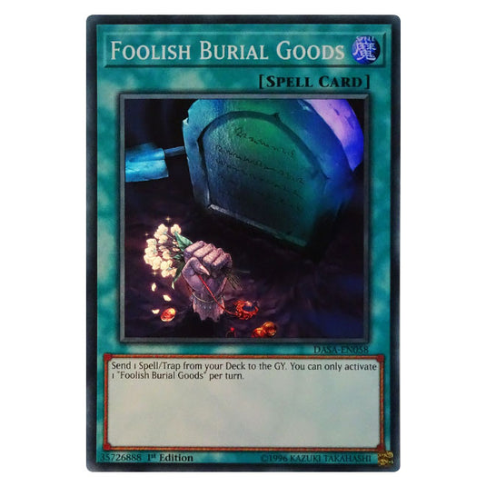 Yu-Gi-Oh! - Dark Saviors - Foolish Burial Goods (Super Rare) DASA-058