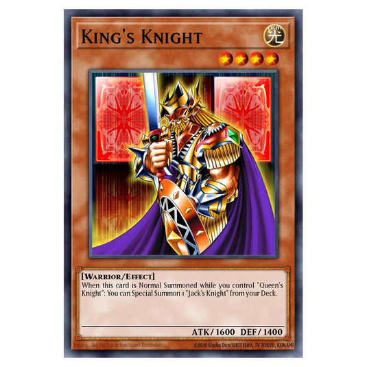 Yu-Gi-Oh! - Yugi's Legendary Decks - King's Knight (Common) YGLD-ENB08