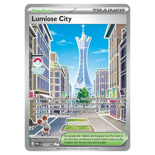 Pokemon - Mega Evolution - Perfect Order - Lumiose City - 111/088