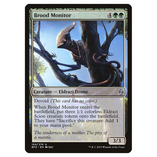 Magic The Gathering - Battle For Zendikar - Brood Monitor - 164/274
