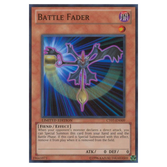 Yu-Gi-Oh! - Collectible Tins 2010 Wave 1 - Battle Fader (Super Rare) CT07-EN009