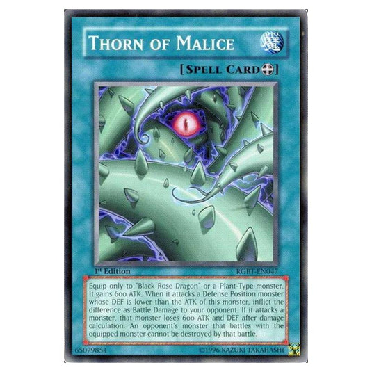 Yu-Gi-Oh! - Raging Battle - Thorn of Malice (Common) RGBT-EN047