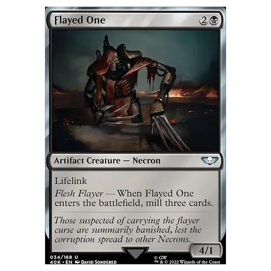 Magic The Gathering - Universes Beyond - Warhammer 40k - Flayed One - 034/168