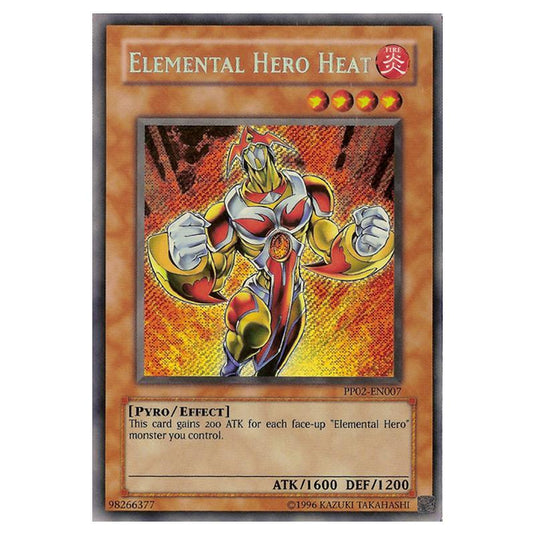 Yu-Gi-Oh! - Premium Pack 2 (TCG) - Elemental HERO Heat (Secret Rare) PP02-EN007