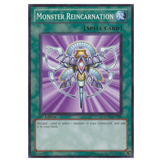 Yu-Gi-Oh! - Dragunity Legion Structure Deck - Monster Reincarnation (Common) SDDL-EN028