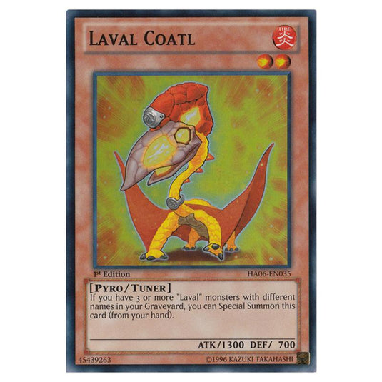 Yu-Gi-Oh! - Hidden Arsenal 6 - Omega Xyz - Laval Coatl (Super Rare) HA06-EN035