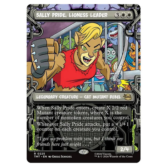Magic The Gathering - Teenage Mutant Ninja Turtles - Sally Pride, Lioness Leader - 0225