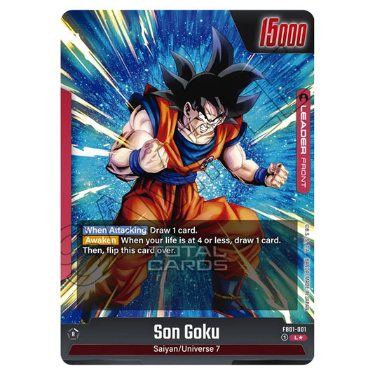 Dragon Ball Super - Fusion World - FB01 - Awakened Pulse - Son Goku (Leader) - FB01-001a