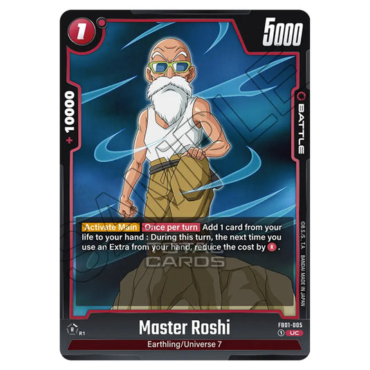 Dragon Ball Super - Fusion World - FB01 - Awakened Pulse - Master Roshi (Uncommon) - FB01-005