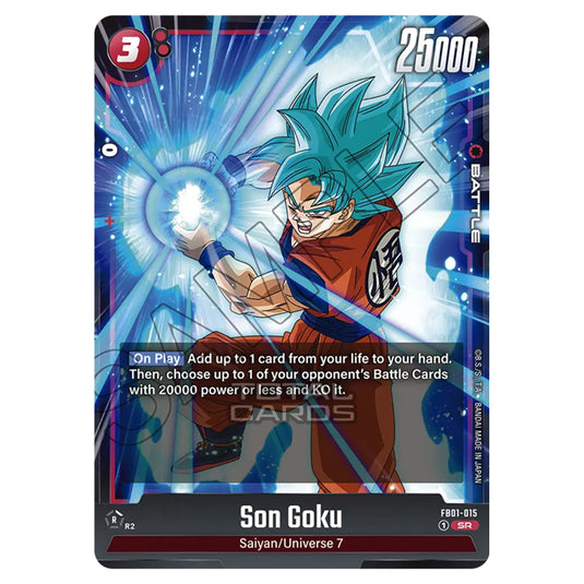 Dragon Ball Super - Fusion World - FB01 - Awakened Pulse - Son Goku (Super Rare) - FB01-015