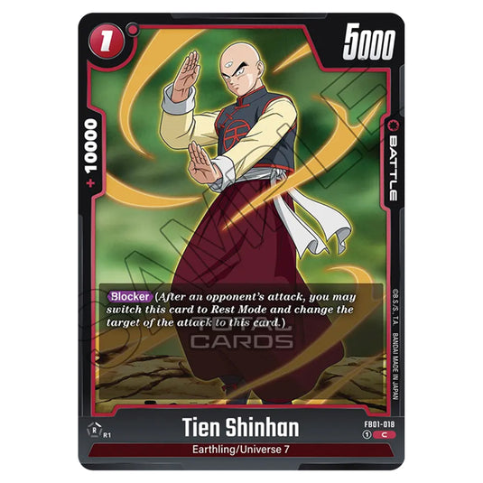 Dragon Ball Super - Fusion World - FB01 - Awakened Pulse - Tien Shinhan (Common) - FB01-018