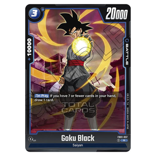 Dragon Ball Super - Fusion World - FB01 - Awakened Pulse - Goku Black (Rare) - FB01-037