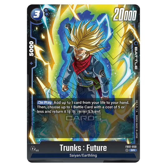 Dragon Ball Super - Fusion World - FB01 - Awakened Pulse - Trunks : Future (Super Rare) - FB01-050