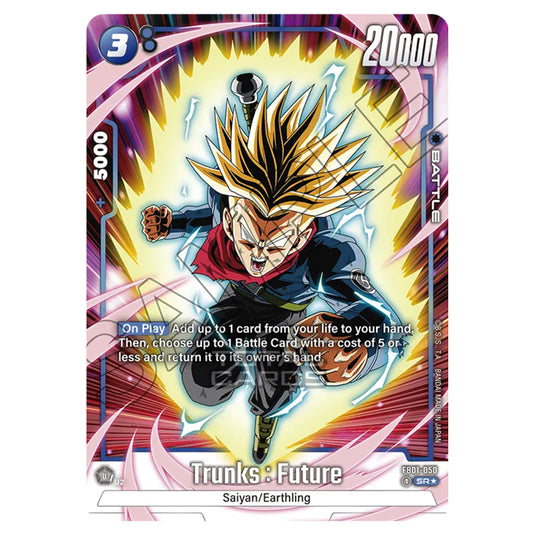 Dragon Ball Super - Fusion World - FB01 - Awakened Pulse - Trunks : Future (Super Rare) - FB01-050a