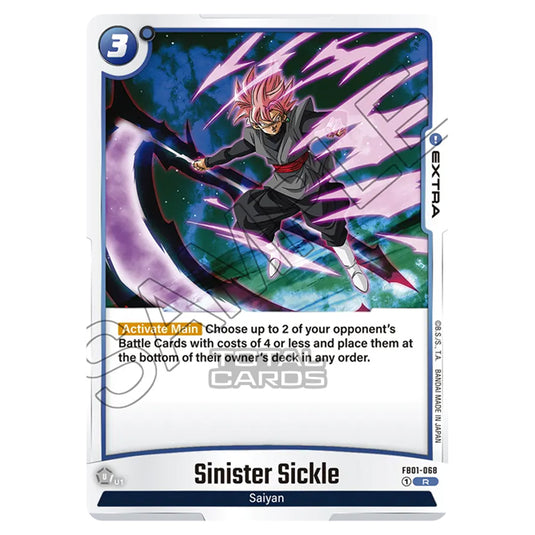 Dragon Ball Super - Fusion World - FB01 - Awakened Pulse - Sinister Sickle (Rare) - FB01-068