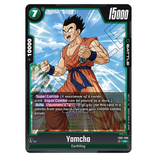 Dragon Ball Super - Fusion World - FB01 - Awakened Pulse - Yamcha (Uncommon) - FB01-098