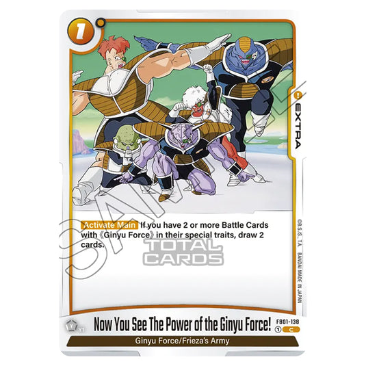 Dragon Ball Super - Fusion World - FB01 - Awakened Pulse - Now You See The Power of the Ginyu Force! (Common) - FB01-138