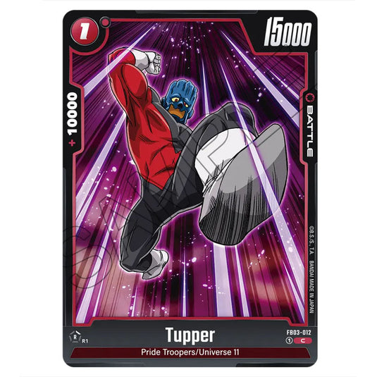 Tupper FB03-012 card from the Dragon Ball Super Card Game Fusion World set FB03 - Raging Roar