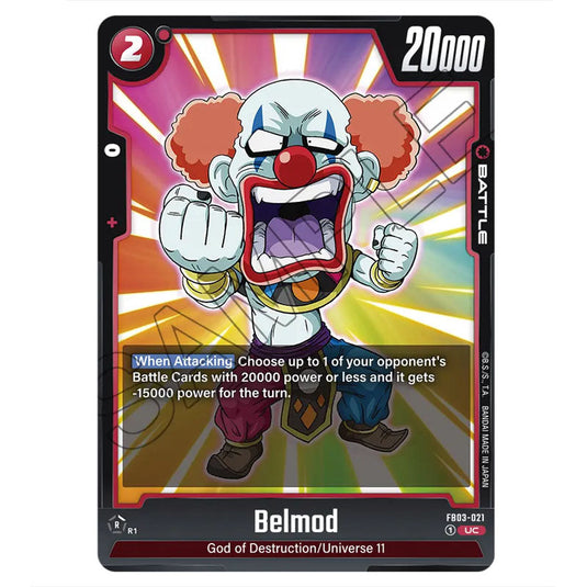 Belmod FB03-021 card from the Dragon Ball Super Card Game Fusion World set FB03 - Raging Roar