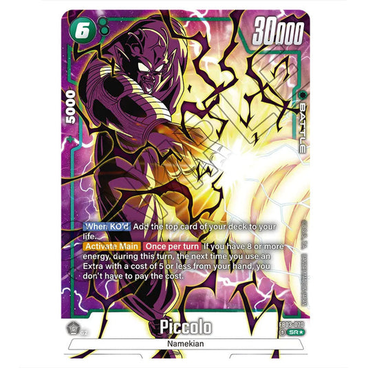 Piccolo FB03-070b card from the Dragon Ball Super Card Game Fusion World set FB03 - Raging Roar