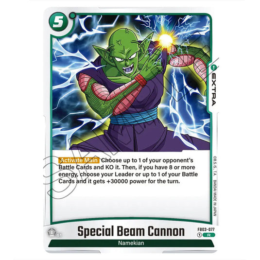 Special Beam Cannon FB03-077 card from the Dragon Ball Super Card Game Fusion World set FB03 - Raging Roar