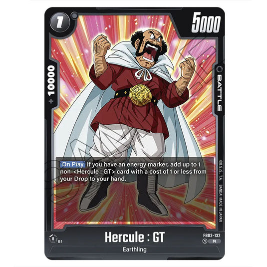 Hercule : GT FB03-132 card from the Dragon Ball Super Card Game Fusion World set FB03 - Raging Roar