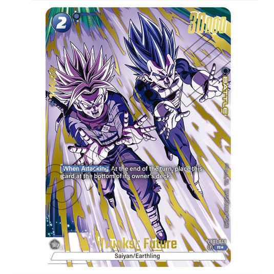 Trunks : Future FB01-049(FB03) card from the Dragon Ball Super Card Game Fusion World set FB03 - Raging Roar