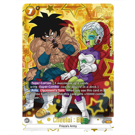 Cheelai : BR FS04-09(FB03) card from the Dragon Ball Super Card Game Fusion World set FB03 - Raging Roar