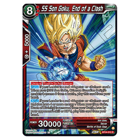 Dragon Ball Super - B24 - Beyond Generations - SS Son Goku, End of a C Dragon Ball Super - B24 - Beyond Generations - SS Son Goku, End of a C