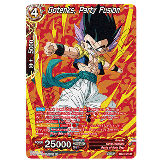 dragon ball super card game gotenks Dragon Ball Super - B24 - Beyond Generations