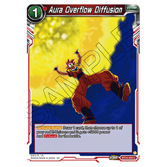 Dragon Ball Super - B24 - Beyond Generations - Aura Overflow Diffusion - BT24-024
