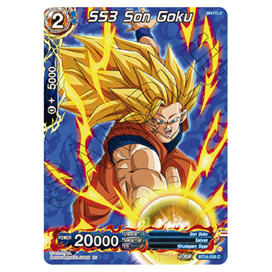 Dragon Ball Super - B24 - Beyond Generations - SS3 Son Goku - BT24-033-SPR