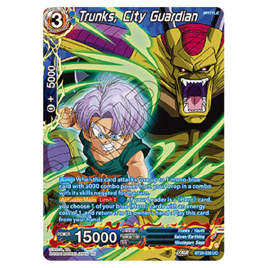 Dragon Ball Super - B24 - Beyond Generations - Trunks, City Guardian - BT24-036-SPR