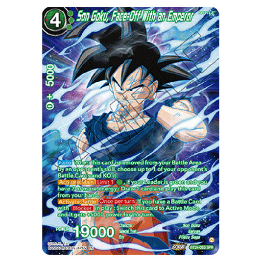 Dragon Ball Super - B24 - Beyond Generations - Son Goku, Face-Off With an Emperor - BT24-063-SPR